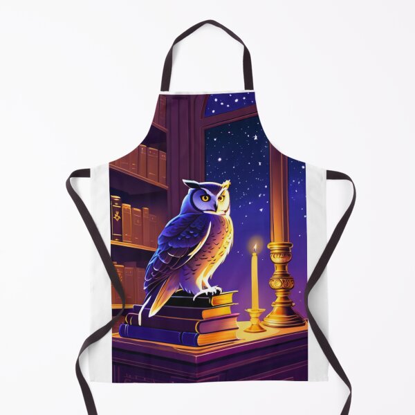 Item preview, Art - Scholarly Owl, Dreamy and Mysterious Atmosphere designed and sold by AnimeShin.