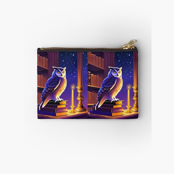 Item preview, Art - Scholarly Owl, Dreamy and Mysterious Atmosphere designed and sold by AnimeShin.