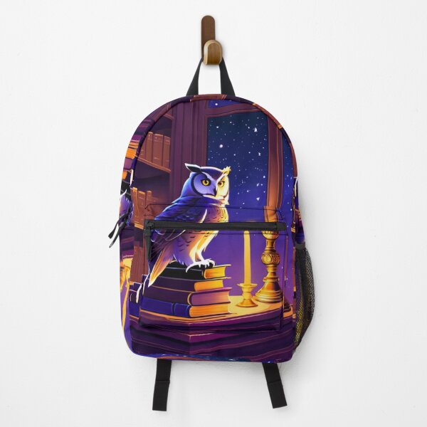Item preview, Art - Scholarly Owl, Dreamy and Mysterious Atmosphere designed and sold by AnimeShin.