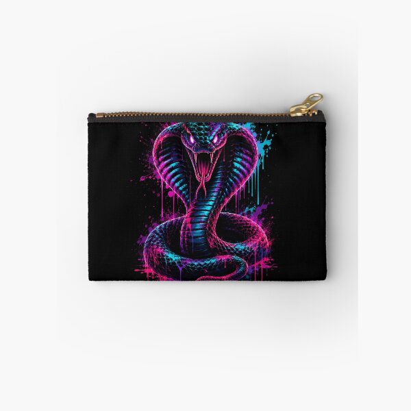 Item preview, Neon King Cobra Splash Art | Cyber Snake Graphic T-Shirt designed and sold by iVonKa88.