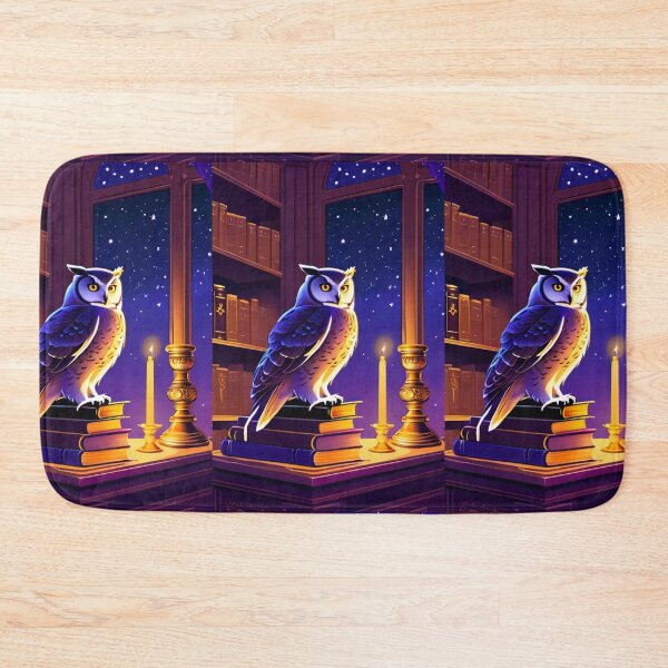 Item preview, Art - Scholarly Owl, Dreamy and Mysterious Atmosphere designed and sold by AnimeShin.