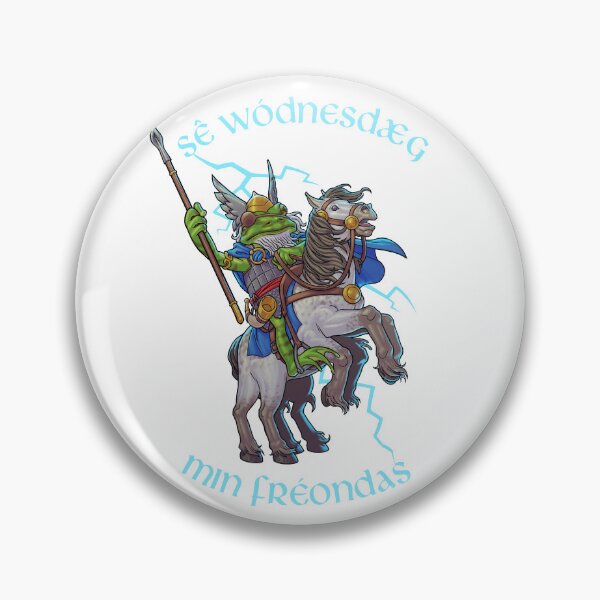 Item preview, Woden Frog (Old English) designed and sold by frvn-art.