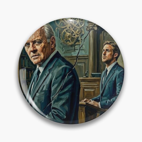Item preview, Fracture Retro Psychological Crime Thriller Courtroom Drama Tribute Art Movie Poster designed and sold by Art's Diner.