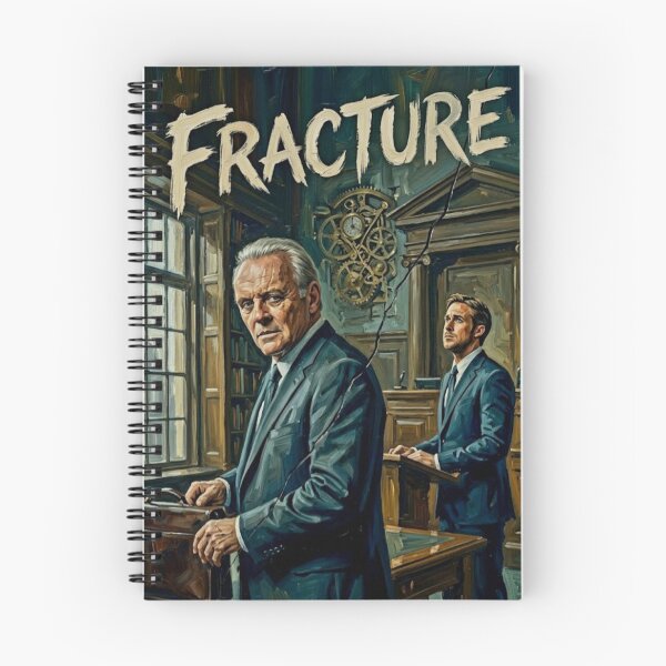 Item preview, Fracture Retro Psychological Crime Thriller Courtroom Drama Tribute Art Movie Poster designed and sold by Art's Diner.