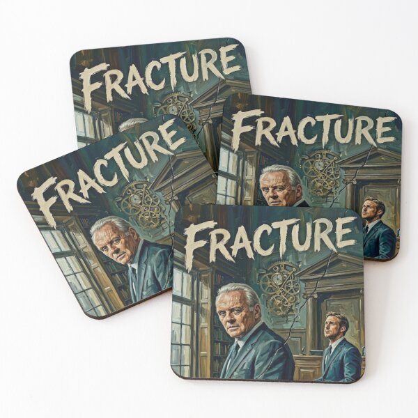 Item preview, Fracture Retro Psychological Crime Thriller Courtroom Drama Tribute Art Movie Poster designed and sold by Art's Diner.