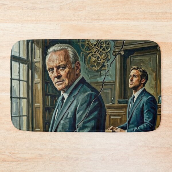 Item preview, Fracture Retro Psychological Crime Thriller Courtroom Drama Tribute Art Movie Poster designed and sold by Art's Diner.