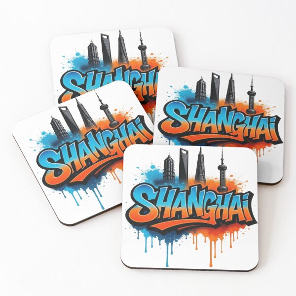 Item preview, Shanghai China Urban Graffiti Typography designed and sold by ROVVI.