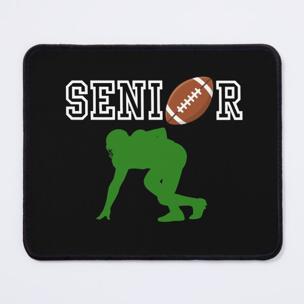 Item preview, Senior Football Player with Green Silhouette designed and sold by JaymeOctober.
