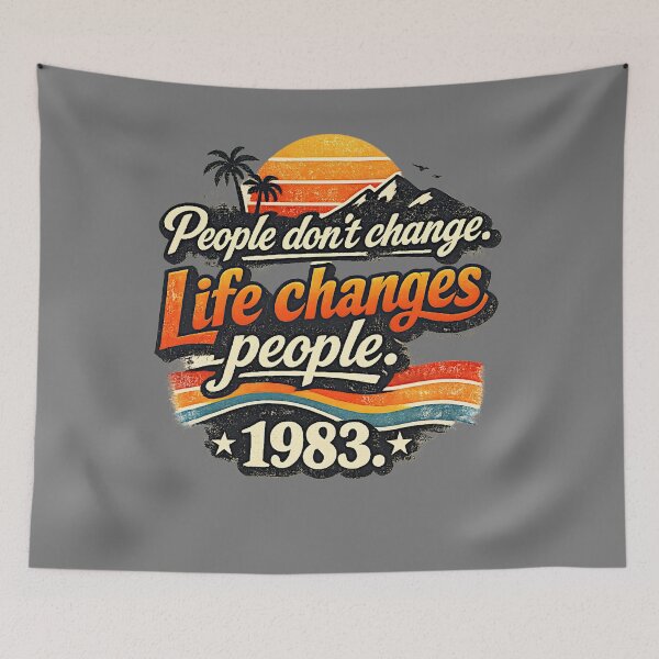 Item preview, People Don’t Change – Life Changes People designed and sold by FilBlue.