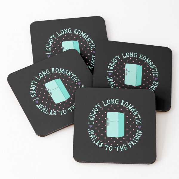 Item preview, I Enjoy Long Romantics Walks To The Fridge designed and sold by Shedronpanda.