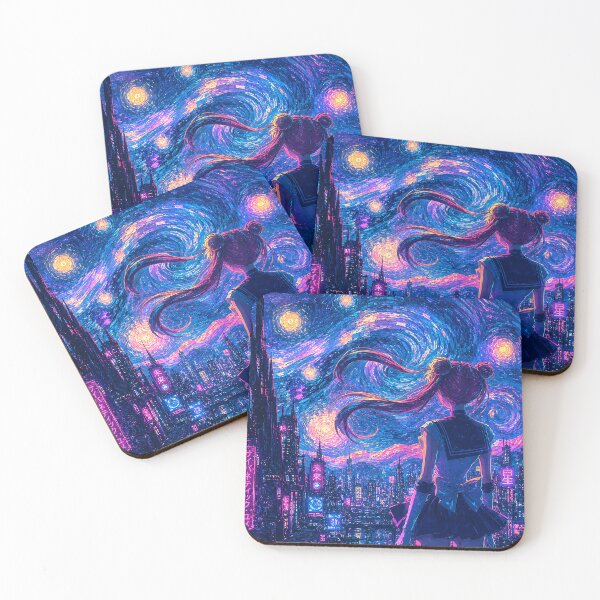 Item preview, Sailor Moon Starry Night Van Gogh designed and sold by keytee.