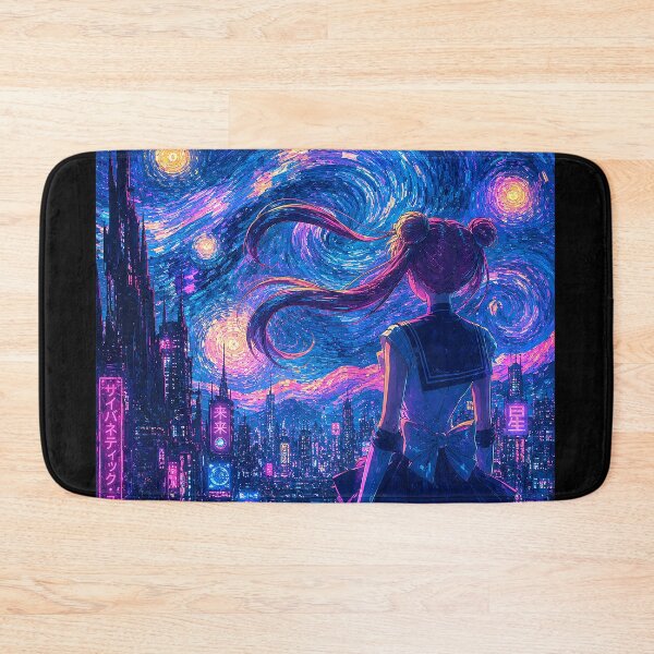 Item preview, Sailor Moon Starry Night Van Gogh designed and sold by keytee.