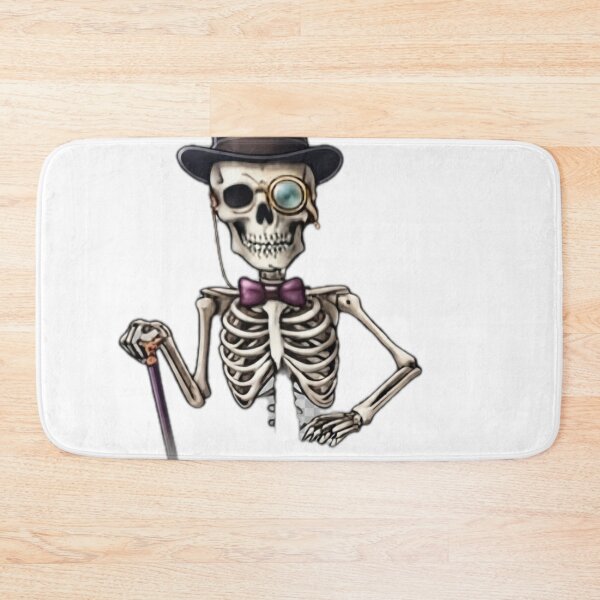 Artikelvorschau, Gentleman Skeleton with Top Hat and Monocle entworfen und verkauft von DailyDoodlesBySumbul.