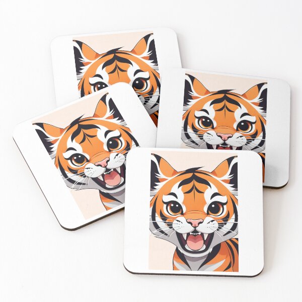 Item preview, Art - Simplified Tiger, Childlike Graphic Design designed and sold by AnimeShin.