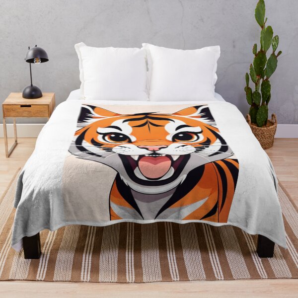Item preview, Art - Simplified Tiger, Childlike Graphic Design designed and sold by AnimeShin.