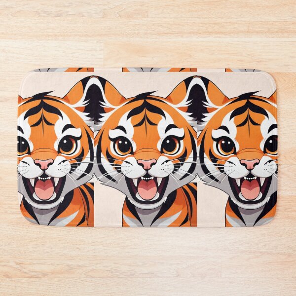Item preview, Art - Simplified Tiger, Childlike Graphic Design designed and sold by AnimeShin.