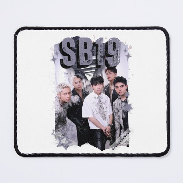 Item preview, SB19 Kings of P-pop Filipino in Monochrome Black and White Collage Art Design designed and sold by HELL0WBELLO.