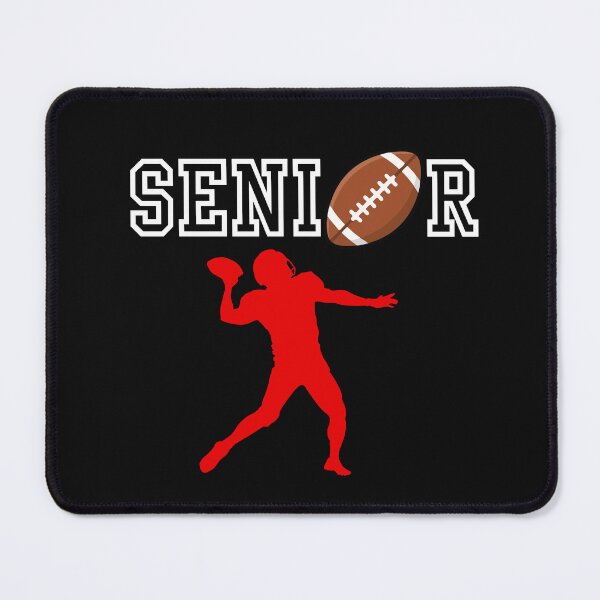 Item preview, Senior Football Quarterback with Red Silhouette designed and sold by JaymeOctober.