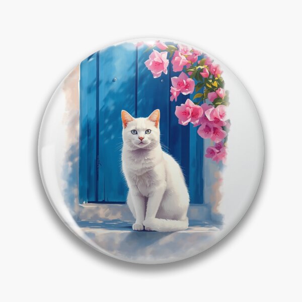Item preview, Sidi Bou Said White Cat  designed and sold by carthagia.