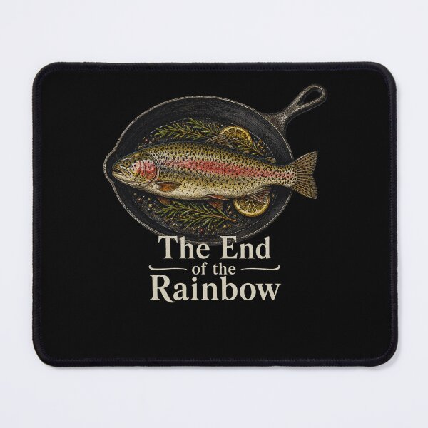 Item preview, Rainbow Trout Vintage Fish Skillet Rustic Nature Art designed and sold by FormalDehyena.