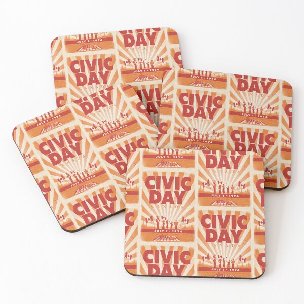 Item preview, Retro Civic Day Canada | Vintage 70s Maple Leaf Summer Celebration  designed and sold by InspiredCreatives.