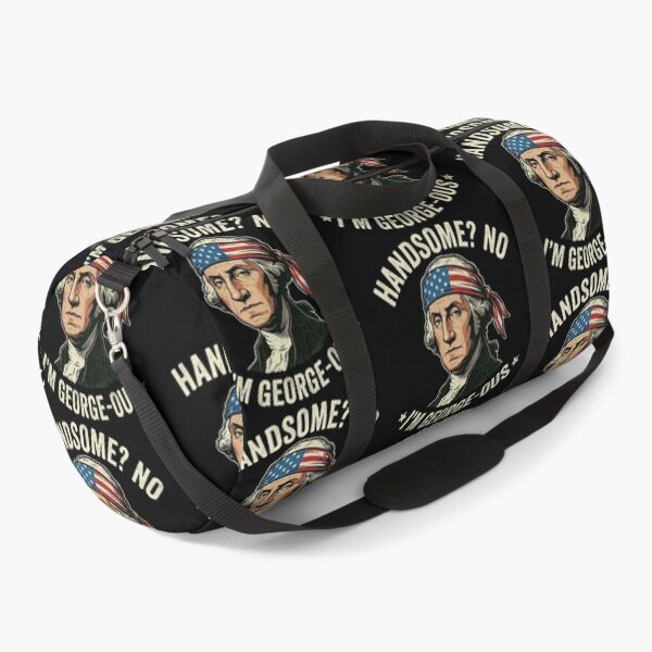 Item preview, Handsome No Im Georgeous Washington Funny 4th Of July designed and sold by Dabbing Turtle Designs.