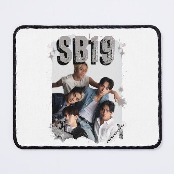 Item preview, SB19 Kings of P-pop Filipino in Monochrome Black and White Collage Art Design designed and sold by HELL0WBELLO.