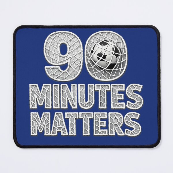Item preview, 90 Minutes Matters Soccer Net Typography | Football Fan Graphic | Soccer Ball Sports Quote designed and sold by digitalbob60.