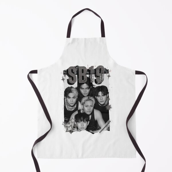 Item preview, SB19 Kings of P-pop Filipino in Monochrome Black and White Collage Art Design designed and sold by HELL0WBELLO.