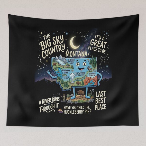 Item preview, Montana Big Skies designed and sold by 5PointsDigital.