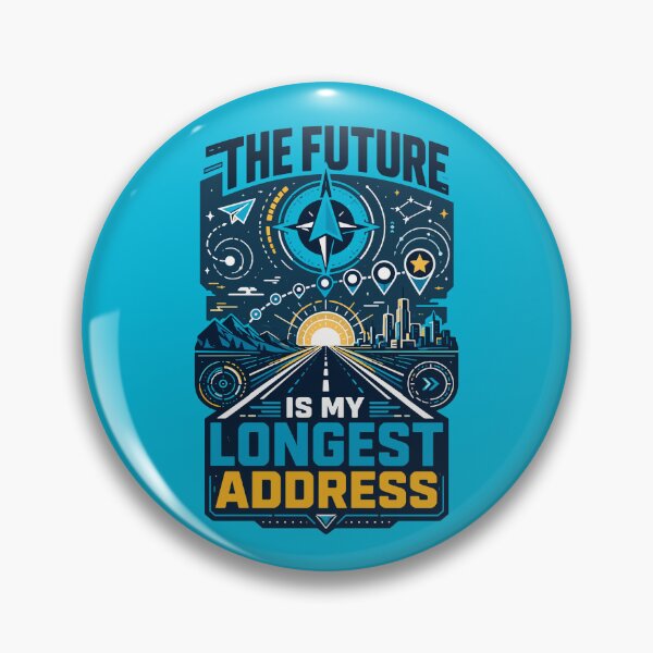 Item preview, The Future Is My Longest Address designed and sold by xmoudx.
