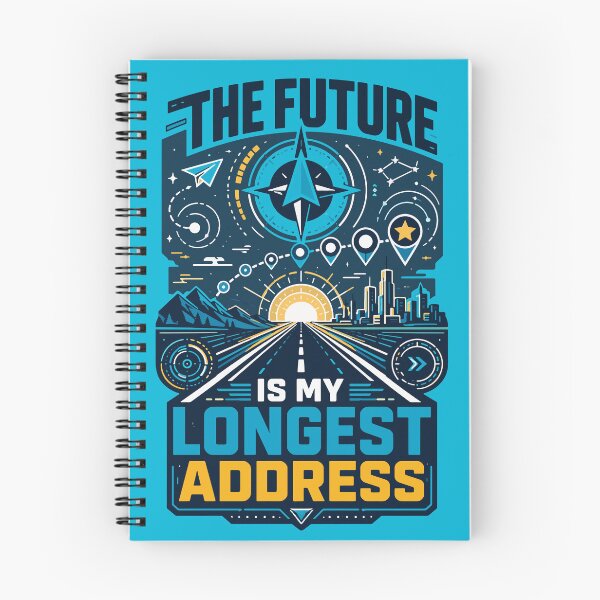 Item preview, The Future Is My Longest Address designed and sold by xmoudx.