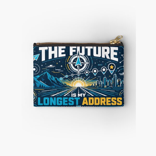 Item preview, The Future Is My Longest Address designed and sold by xmoudx.