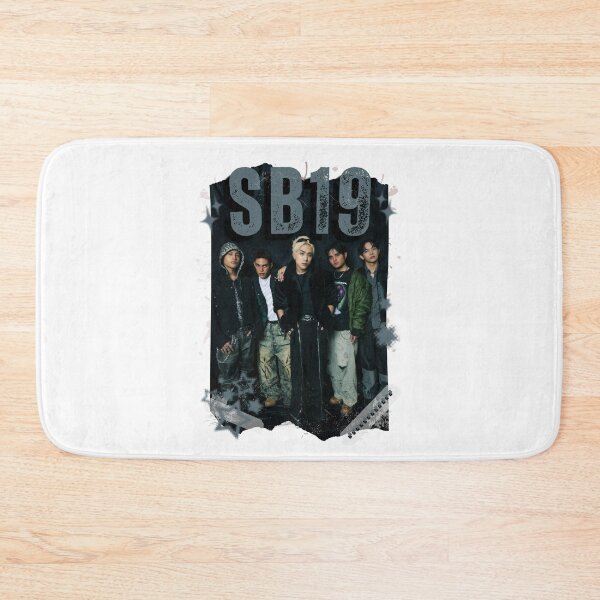 Item preview, SB19 Kings of P-pop Filipino in Monochrome Black and White Collage Art Design designed and sold by HELL0WBELLO.