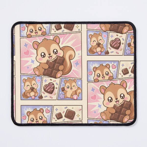 Item preview, Kawaii Squirrel Chocolate Pop Panels designed and sold by Gift Phrase Studio.