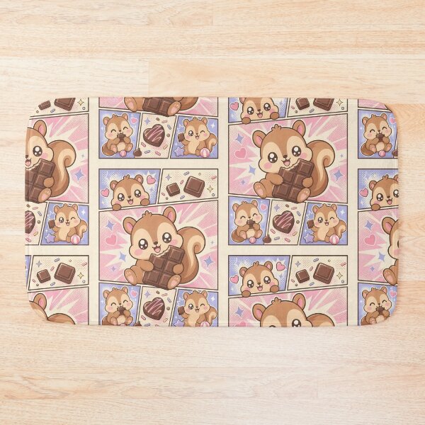 Item preview, Kawaii Squirrel Chocolate Pop Panels designed and sold by Gift Phrase Studio.