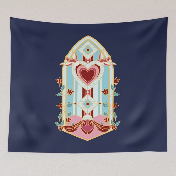 Item preview, Pink stained glass designed and sold by annaguerra.
