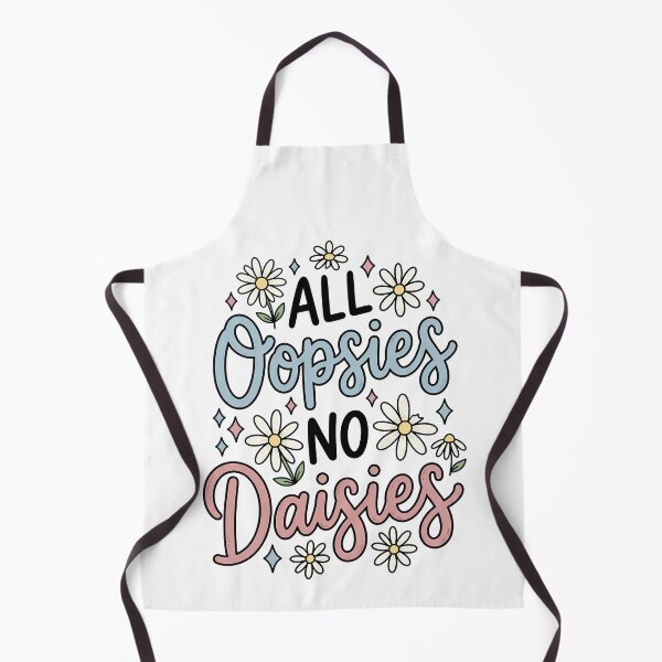 Item preview, All Oopsies No Daisies Floral Typo designed and sold by eithden.