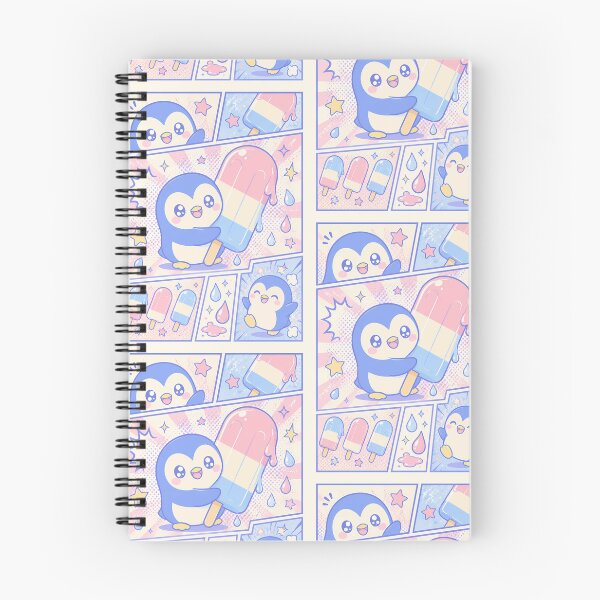 Item preview, Kawaii Penguin Ice Pop Pop Panels designed and sold by Gift Phrase Studio.