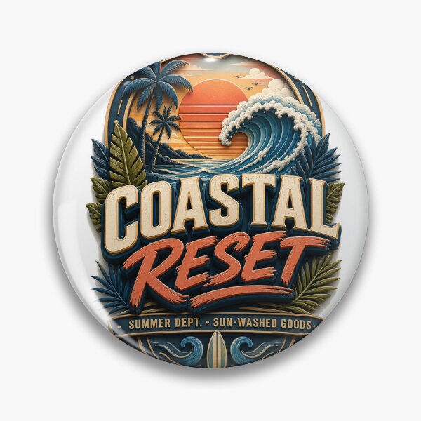 Item preview, Coastal Reset Summer Graphic designed and sold by Future Wear.