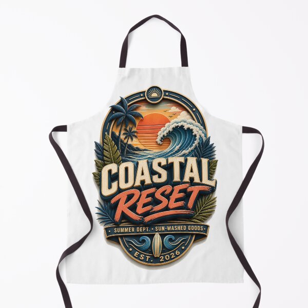 Item preview, Coastal Reset Summer Graphic designed and sold by Future Wear.