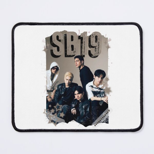 Item preview, SB19 Kings of P-pop Filipino in Monochrome Black and White Collage Art Design designed and sold by HELL0WBELLO.
