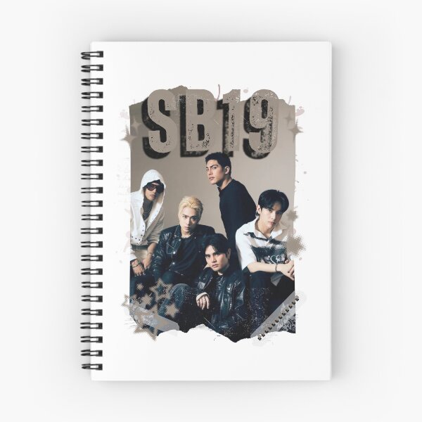 Item preview, SB19 Kings of P-pop Filipino in Monochrome Black and White Collage Art Design designed and sold by HELL0WBELLO.