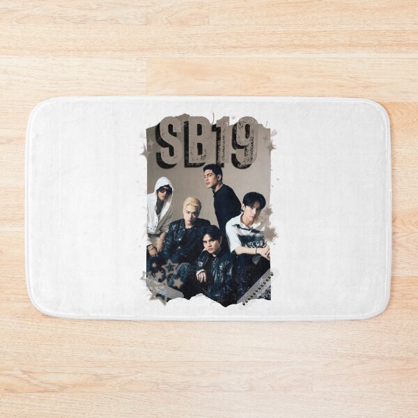 Item preview, SB19 Kings of P-pop Filipino in Monochrome Black and White Collage Art Design designed and sold by HELL0WBELLO.