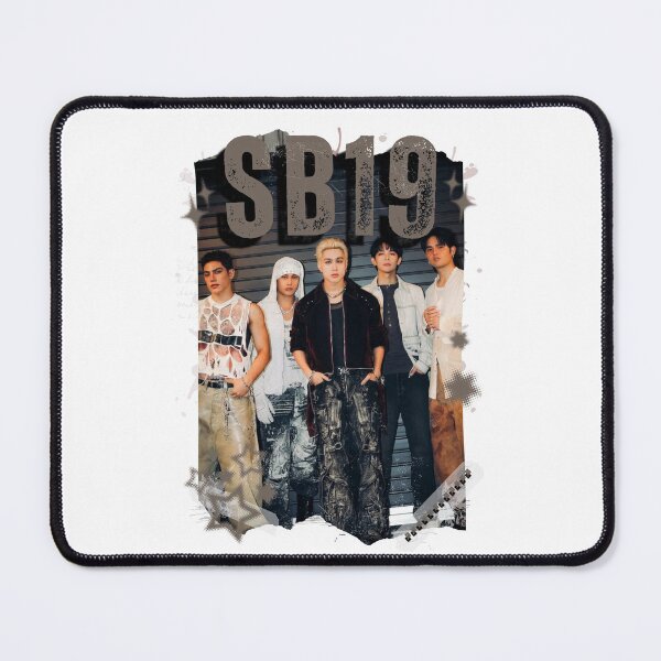 Item preview, SB19 Kings of P-pop Filipino in Monochrome Black and White Collage Art Design designed and sold by HELL0WBELLO.
