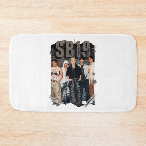 Item preview, SB19 Kings of P-pop Filipino in Monochrome Black and White Collage Art Design designed and sold by HELL0WBELLO.