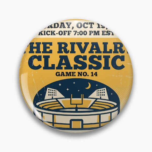 Item preview, Football Game Rivalry Classic Stadium Vintage Ticket designed and sold by ART ATTACK ZONE.