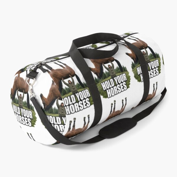 Item preview, Hold Your Horses Funny Horse Meme Ironic Humor designed and sold by FreshVibe Prints.