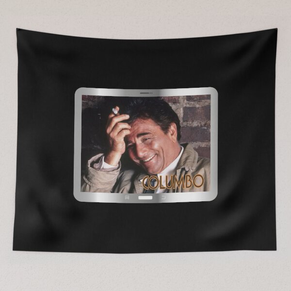 Item preview, Still Watching Columbo… (on Black) designed and sold by PawsitiveMum3.