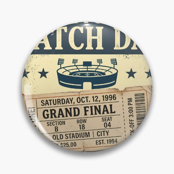Item preview, Football Rivalry Classic Stadium Vintage Ticket designed and sold by ART ATTACK ZONE.